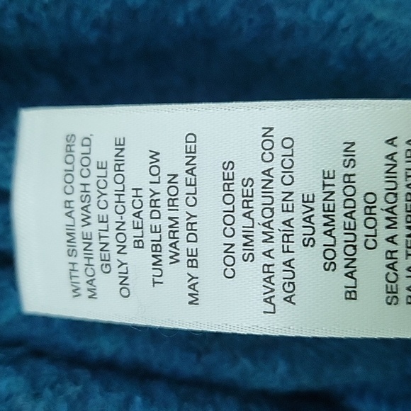 Chico's Teal CoziSoft Studded Grommet Envelope Neckline Top Size XL - Picture 9 of 9